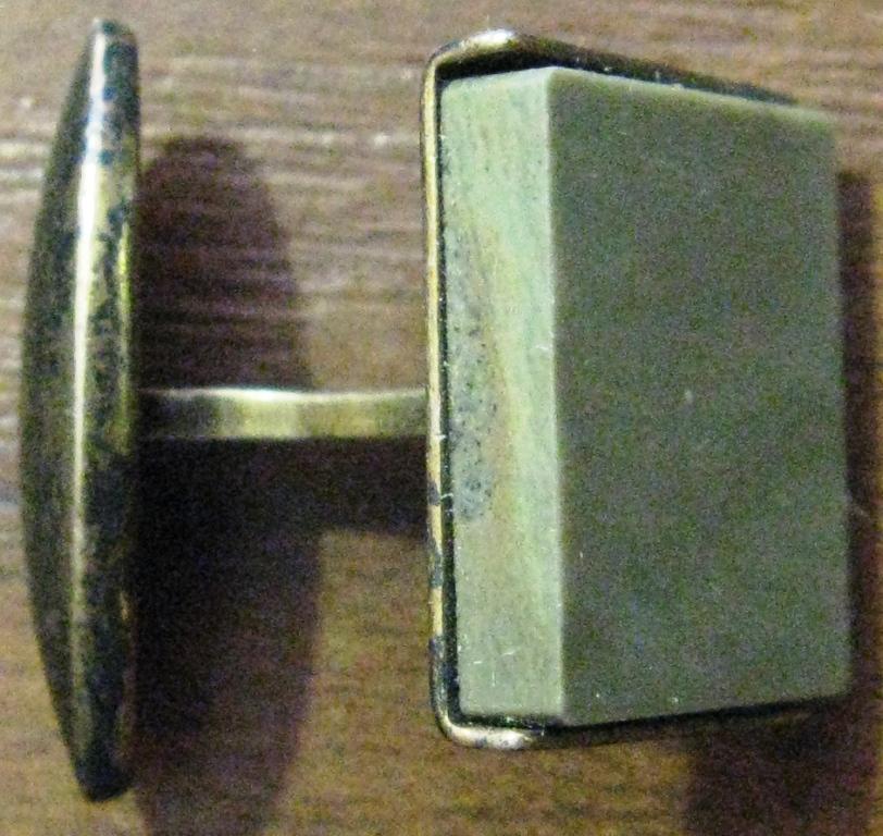 М02.103 ЗАПОНКА СЕРЕБРО 875 КАМЕНЬ