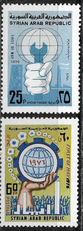 Сирия. Первое  мая   Ми 1330-31  **