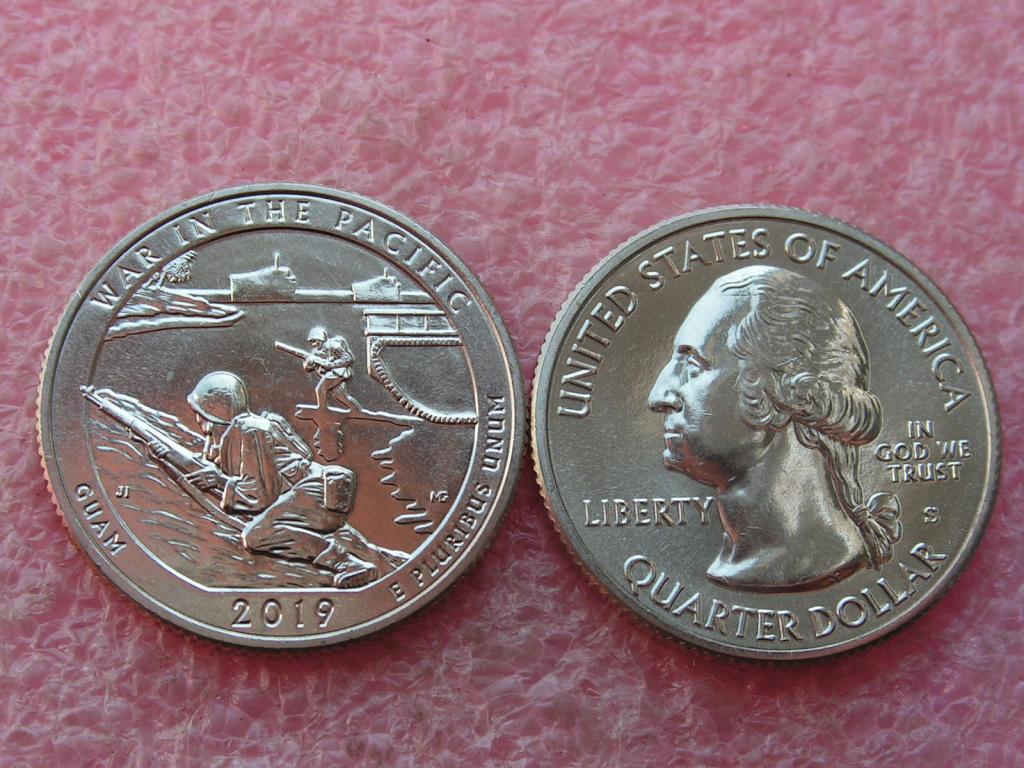 США 25 центов 2019 48 парк Гуам S unc / War in the Pacific