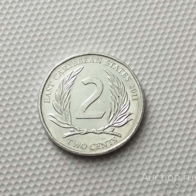 Карибы 2 цента 2011 года (6348э)