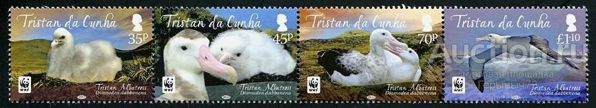 Тристан-да-Кунья 2013 WWF пс сц MNH Мi#1129-32 6е кат