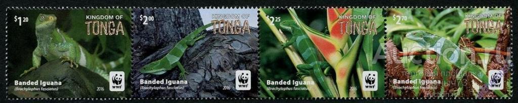 Тонга 2016 WWF пс сц MNH 8е кат