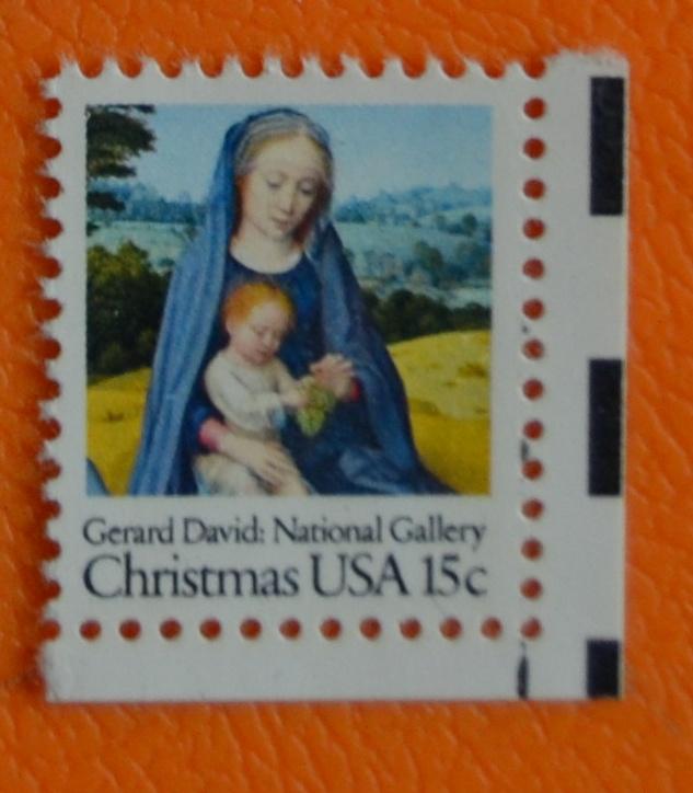 США 1979 г. Рождество Мадонна с Младенцем Michel 1402 MNH
