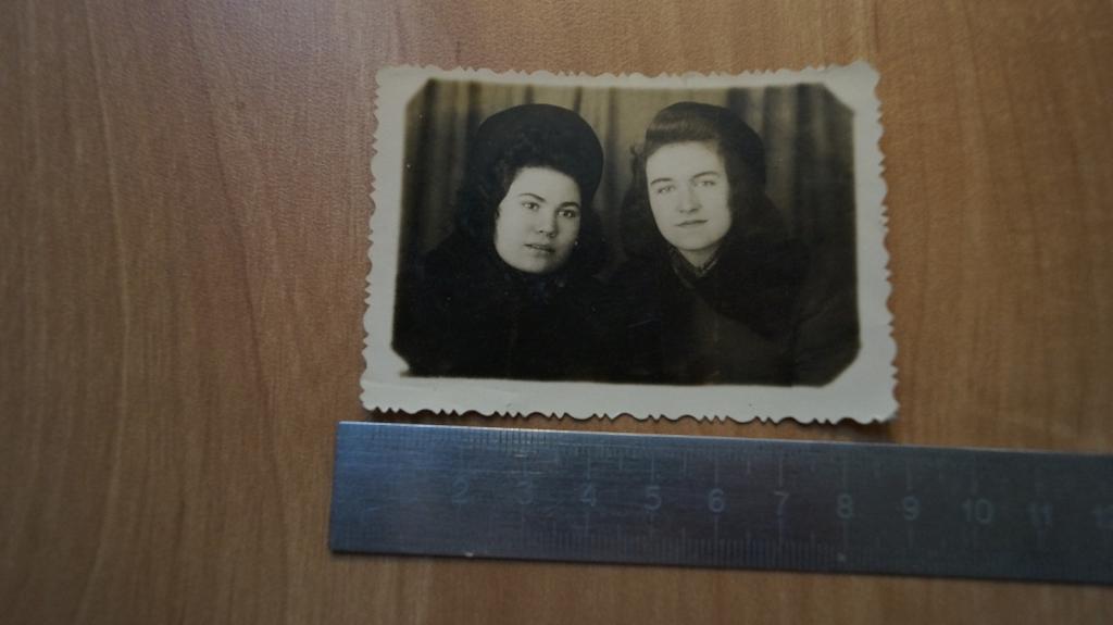 №174 Ретро фото СССР девушки подруги 1949 год