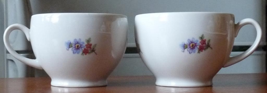 Чашки. Вербилки.1954-1965 г. 2 штуки