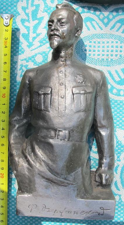 бюст Дзержинского,белый металл,ссср