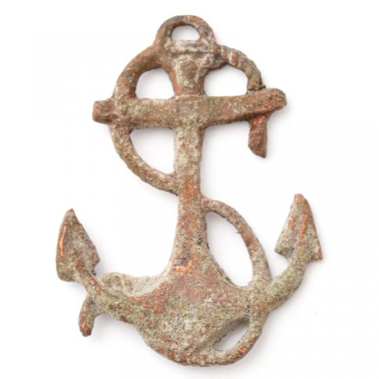 Специальный знак (эмблема) на погоны офицеров морских полков периода  (68903)