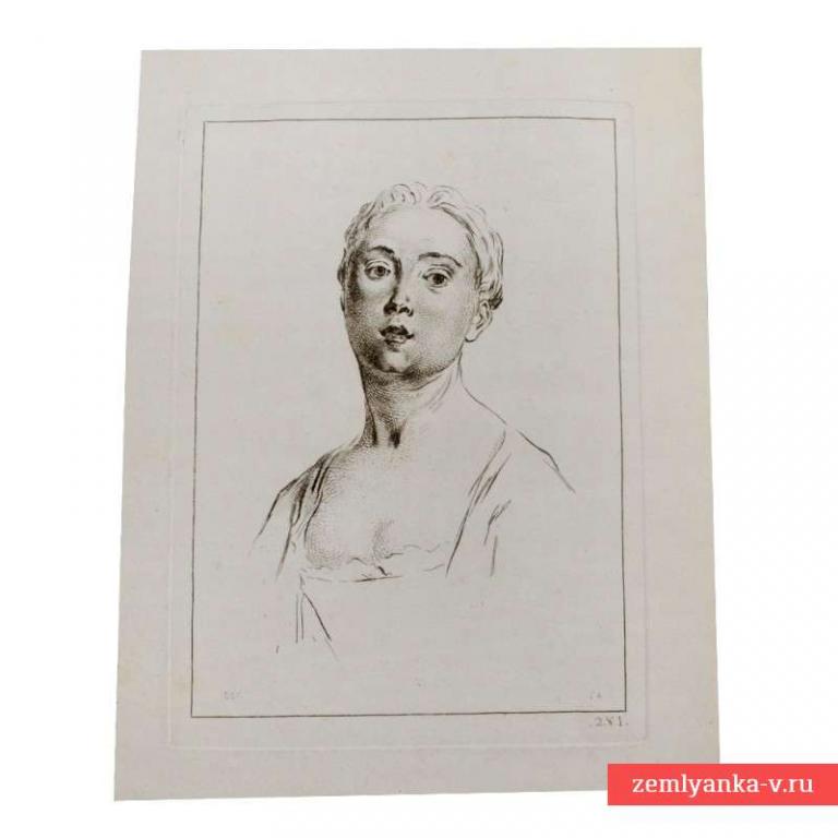 Гравюра Франсуа Буше из «Сборника Жюльена», 1722 г. (59012)