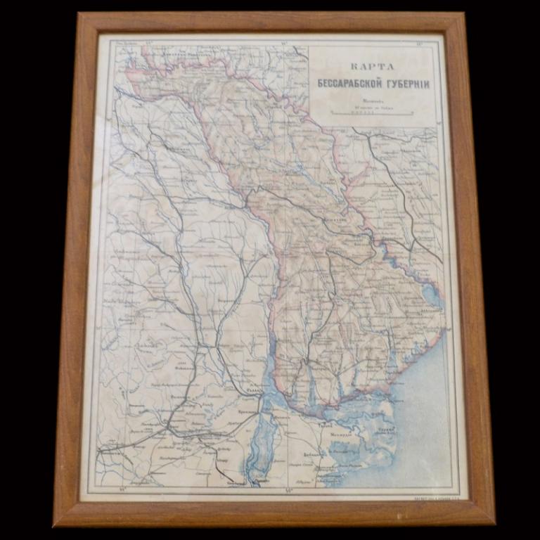 Карта бессарабской губернии
