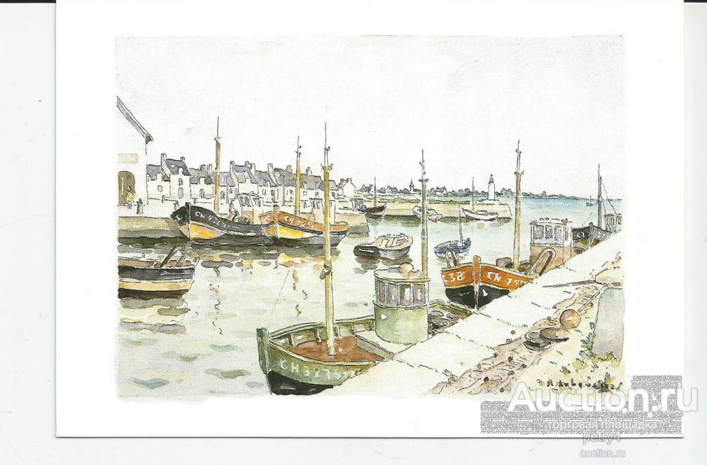 9454. Рыбацкие суда в порту.