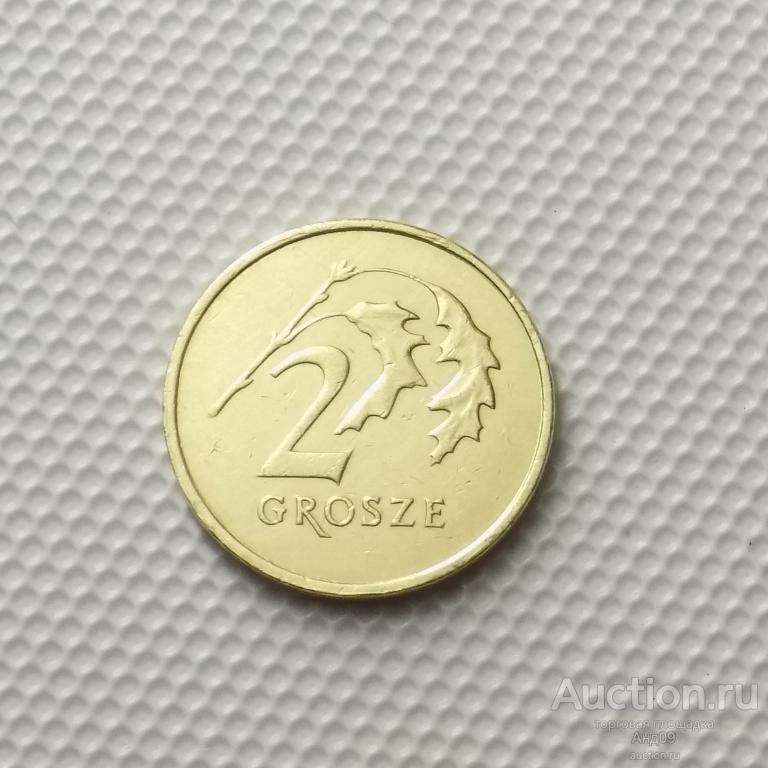 Польша 2 гроша 2006 года (1114у)
