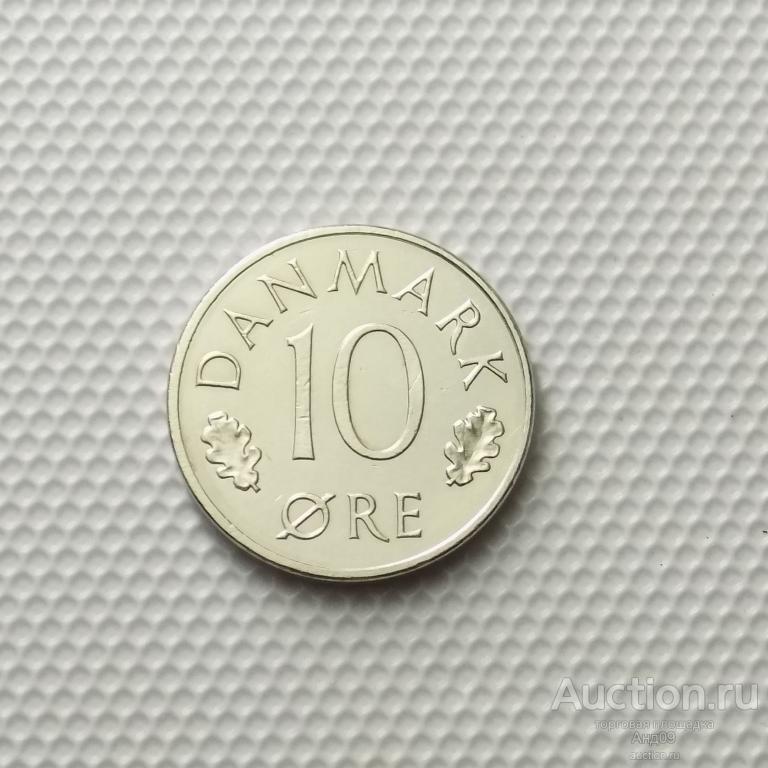 Дания 10 эре 1987 года (4429а)