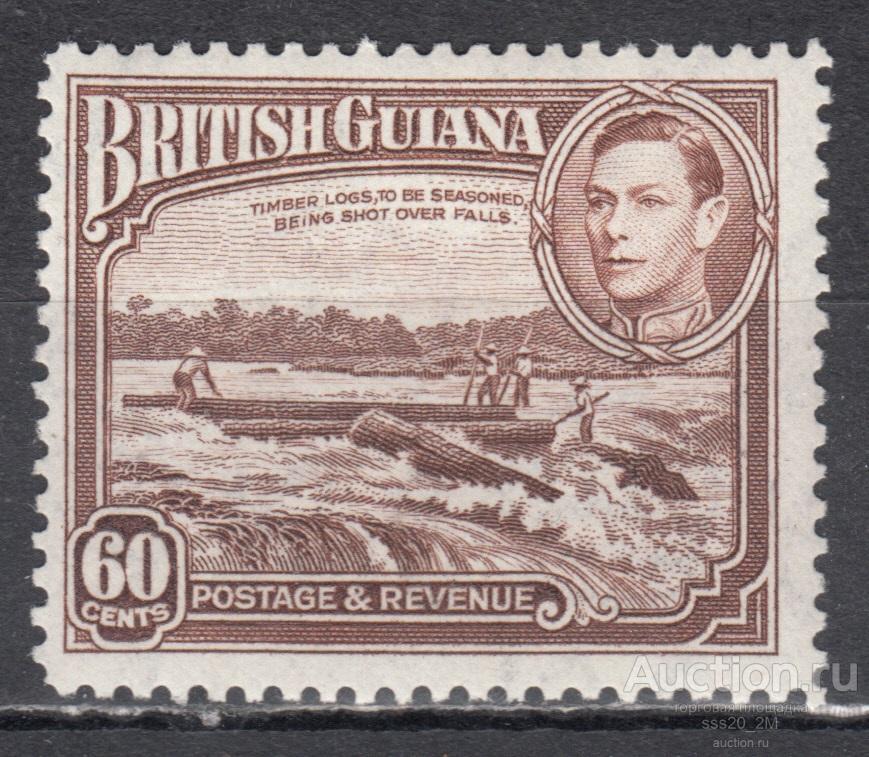 Британская Гвиана 1938 лесосплав Mi183 MH