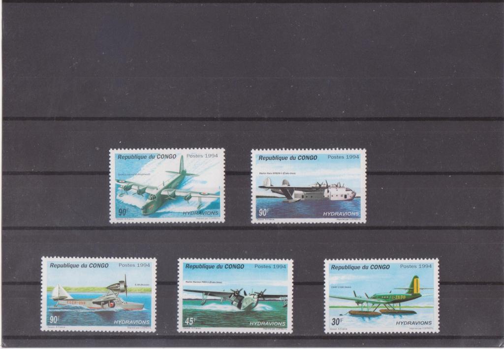 Конго 1994 г. Авиация, чистые, Мих. 5 е