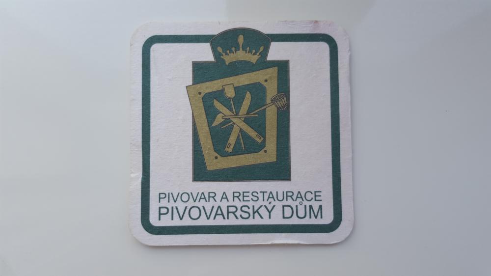 Бирдекель. Подставка под пиво Пивоварский Дом. Чехия. 