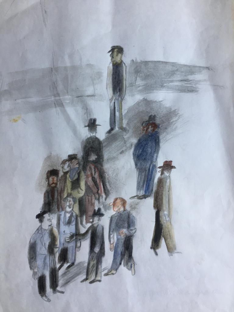 Монин Е.Г. (1931-2002)  Группа людей