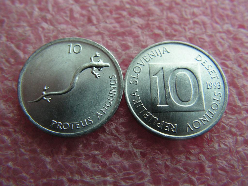 Юги/Словения 10 стотинов 1993 unc