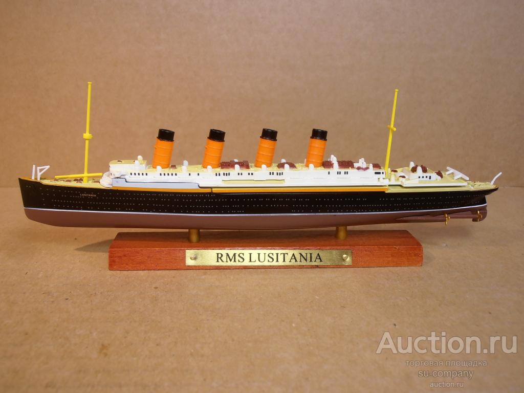 Британский трансатлантический лайнер RMS "LUSITANIA" 1906 Atlas к...