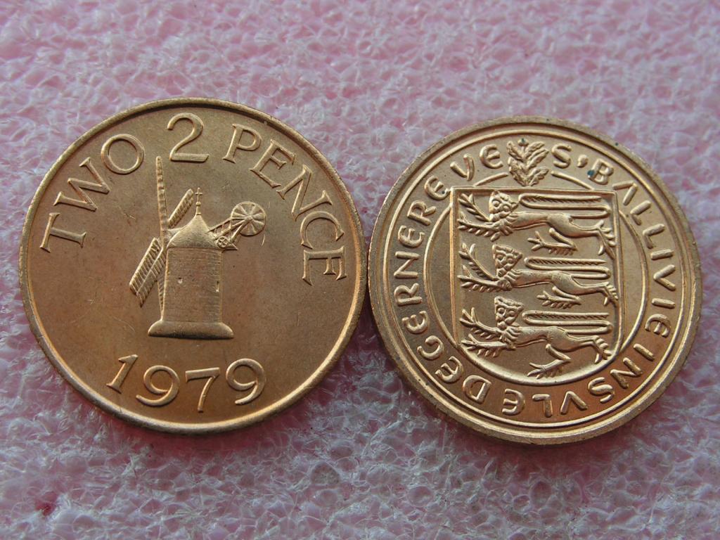 Гернси 2 пенса 1979 unc