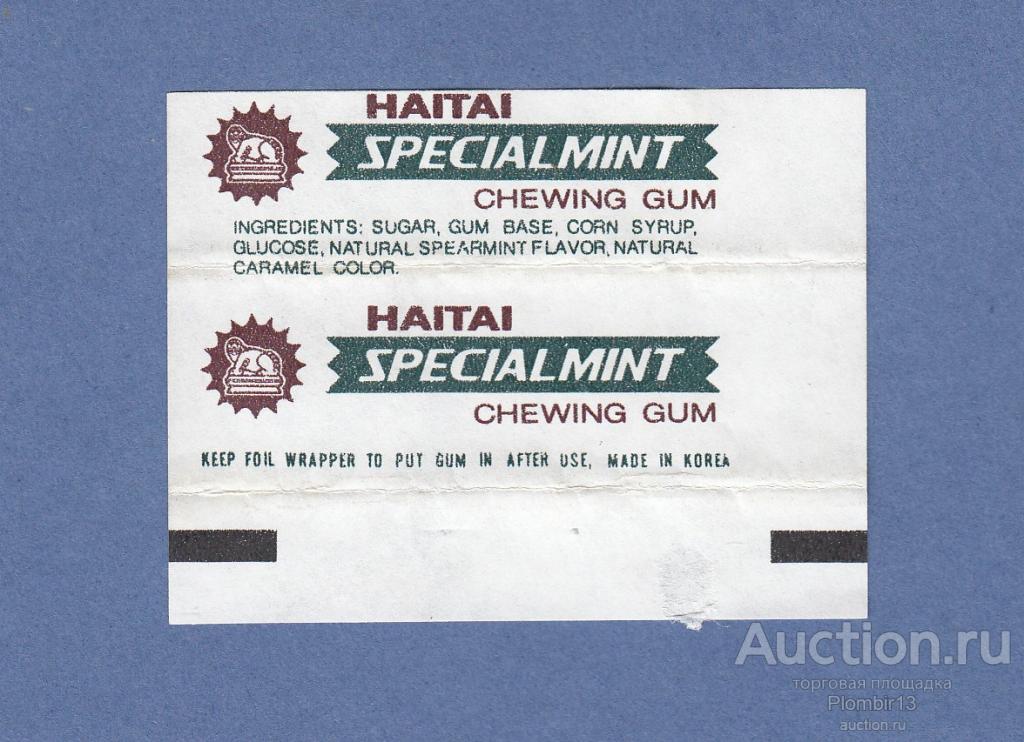Обертка Южная Корея HAITAI Specialmint
