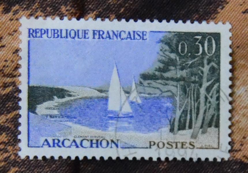 Франция 1961 г. Туризм Море Парусник Яхта СТО
