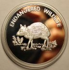 10 квач 2005 год. Вымирающие виды - Водяной оленёк. Малави. Медно-ник.!