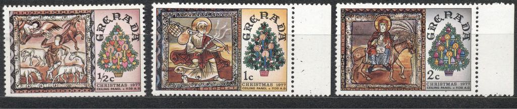 Гренада 1977 г. часть серии Рождество негашеная**