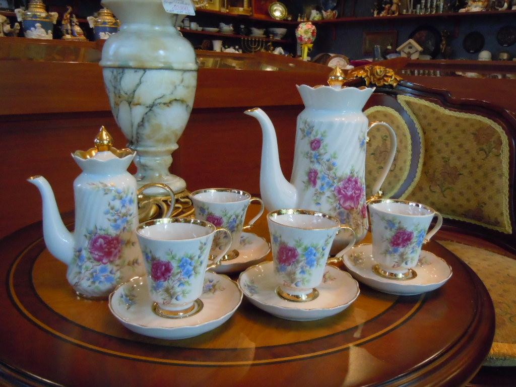 Кофейный сервиз,Коростеньский фарфоровый завод им.Дзержинского СССР,фарфор