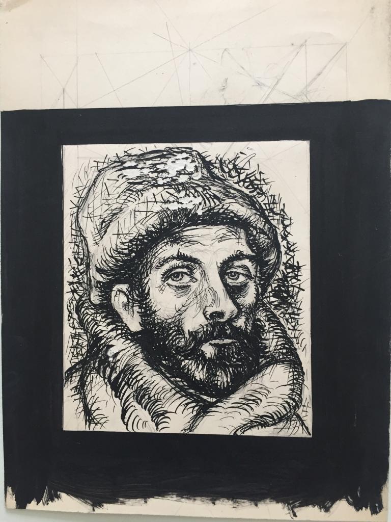 Рудаков М.З. (1914-1985) "Позднышев. Иллюстрация к "Крейцеровой сонате"