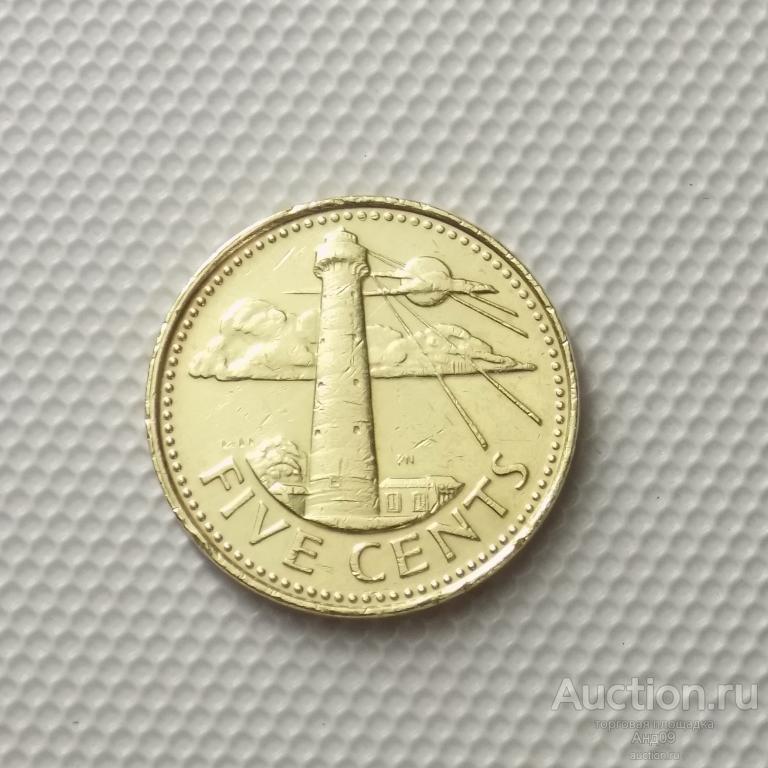 Барбадос 5 центов 1988 года (7007э)