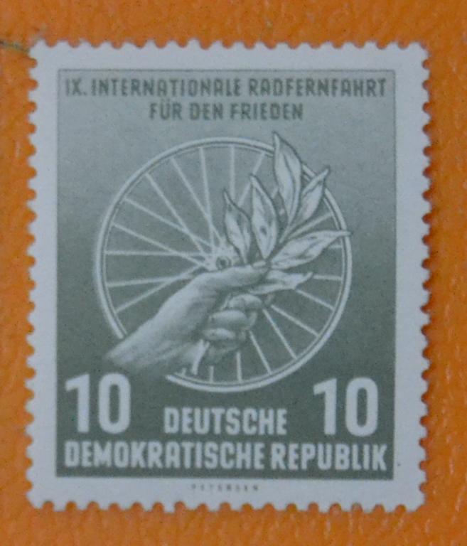 ГДР 1956 г. Международная велогонка мира Чист