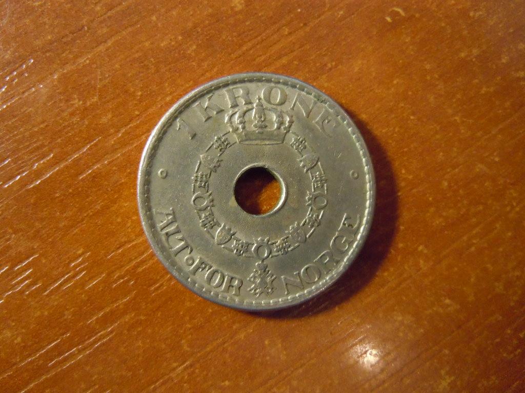 1 крона 1946г Норвегия 