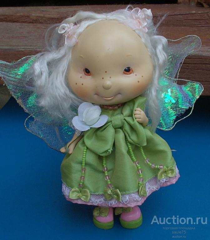 Кукла ФЕЯ ангелок эльф голова на пружинке
