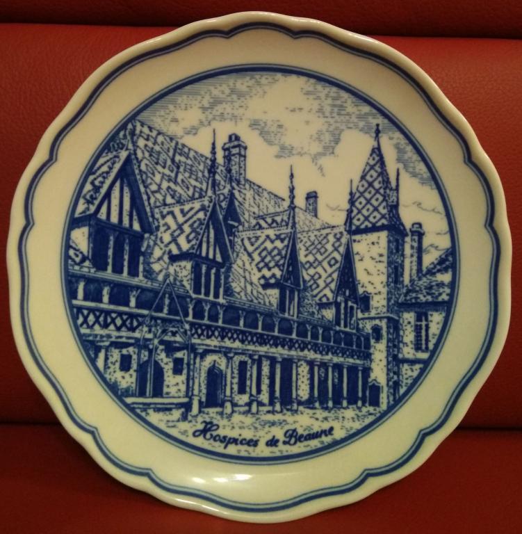 Германия Hutschenreuther коллекционная настенная тарелка Hospices de Beaune 