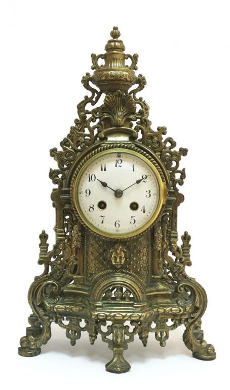 Оригинальные каминные часы Франция 1865 год # 
