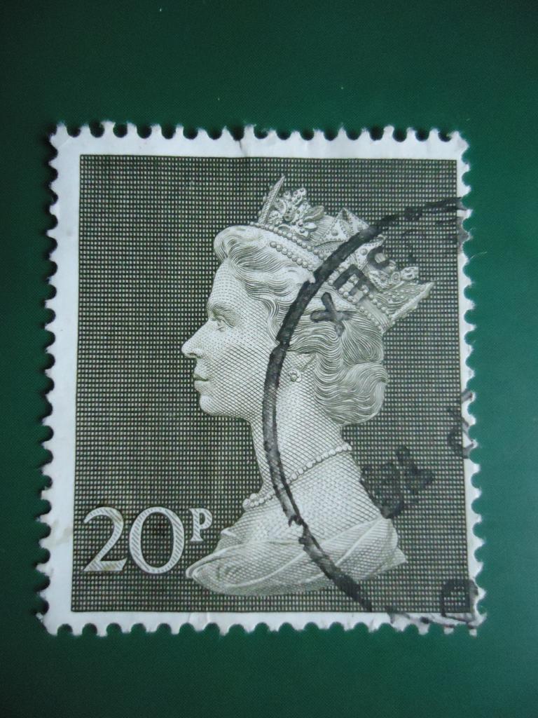 1970 г.  Великобритания  гаш. без клея.