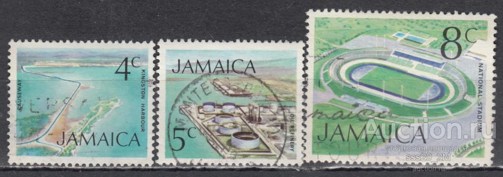 Ямайка 1972 местные виды Mi348,349,351