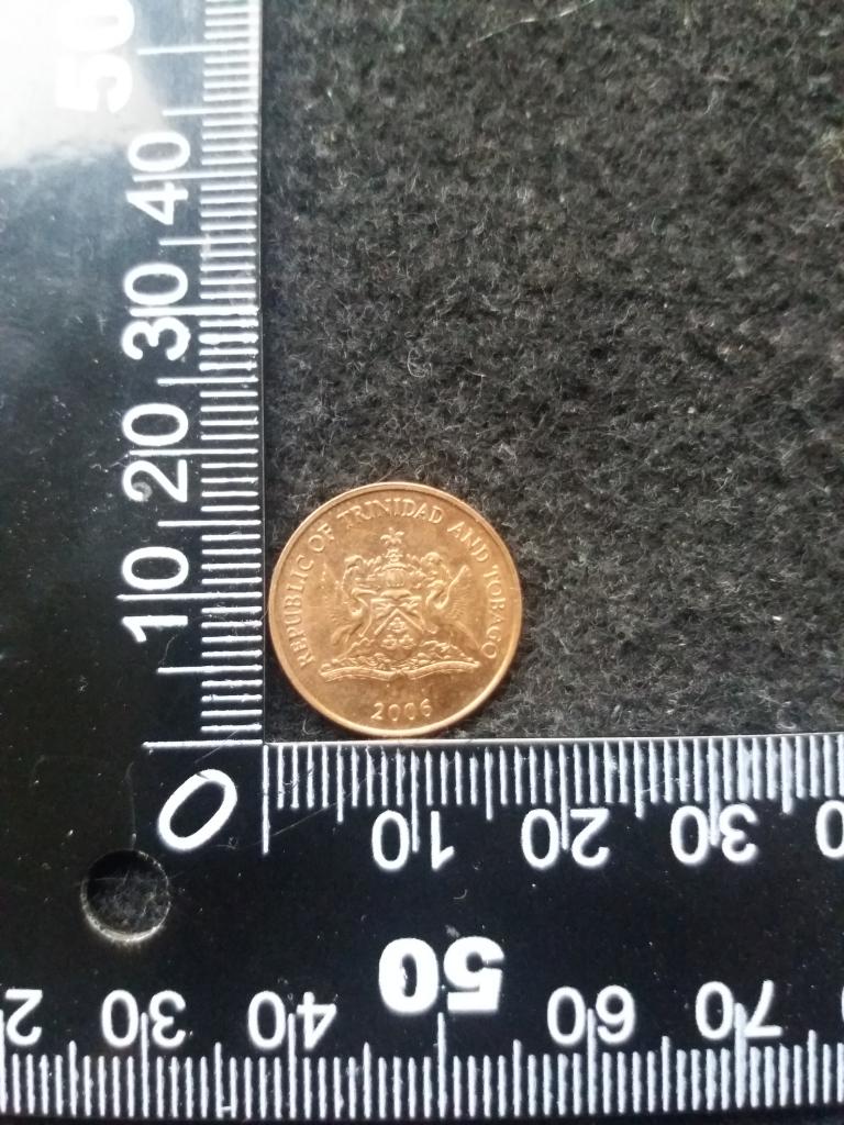 Монета "1 ЦЕНТ 2006", Тринидад и Тобаго