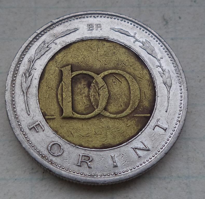 Венгрия 100 форинтов  1996 год