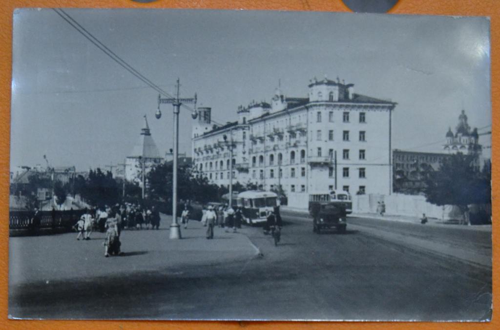 Открытка Астрахань Улица Желябова - типография ВОЛГА 1959 г
