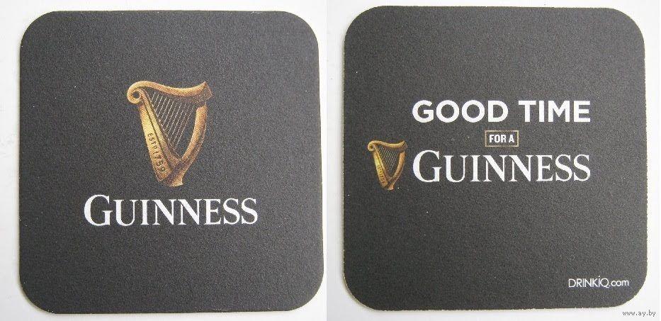 Подставка под пиво Guinness /Ирландия /.