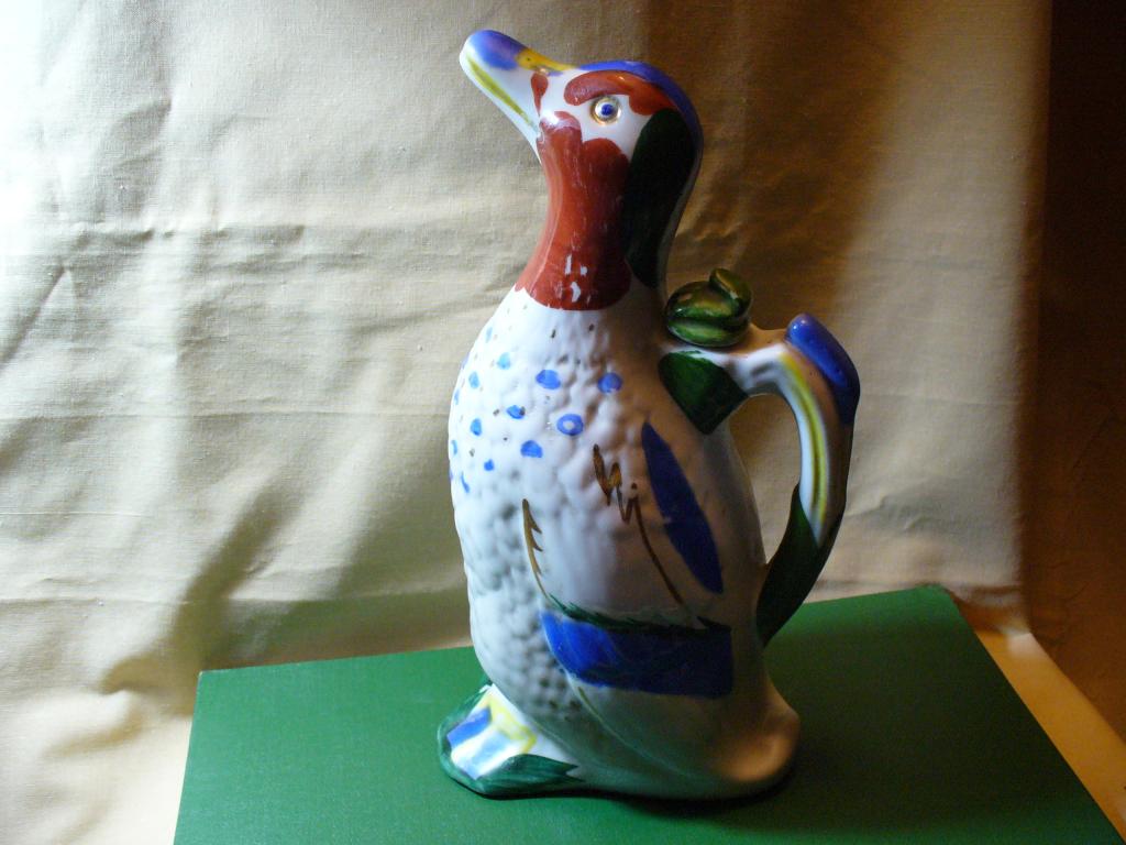 Графин Утка  ЛФЗ. Ранняя раскраска.