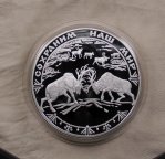 Северный олень 100 рублей 2004 серебро кг килограмм !!! Серия "сохраним наш мир" !!!