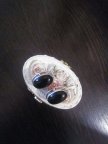 Серьги с гагатом