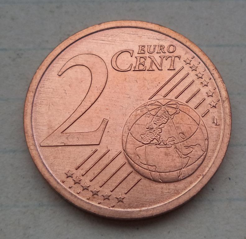 Германия 2 евро цента  2013 год   A  UNC