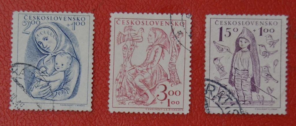 Чехословакия 1948 г. В помощь детям. Полная серия СТО