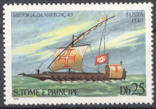 Сан-Томе и Принсипи, 1979, № 603, € 8, MNH, корабли