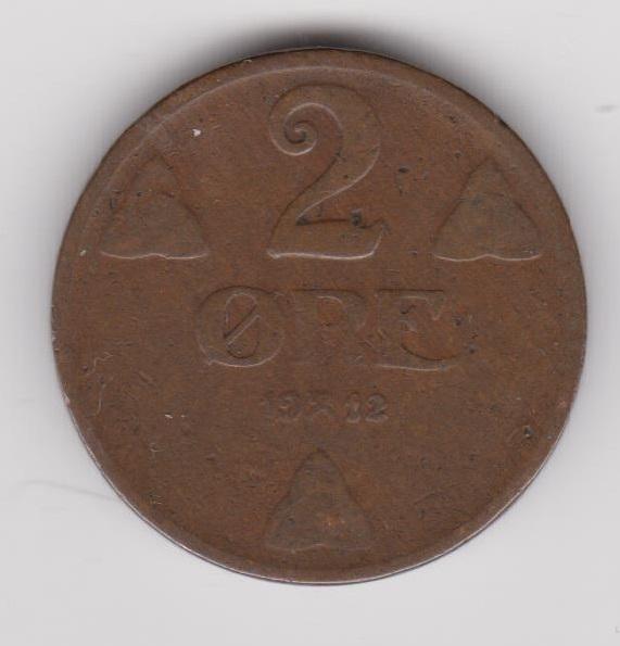 НОРВЕГИЯ 2 ЭРЕ 1912 F(Дорогой год)