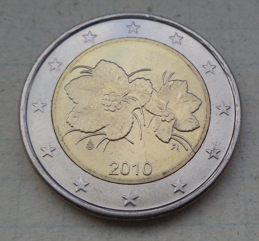 Финляндия 2 евро  2010 год   aUNC