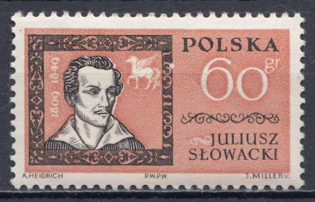 Польша, 1962, Поэты, Драматурги, Словацкий
